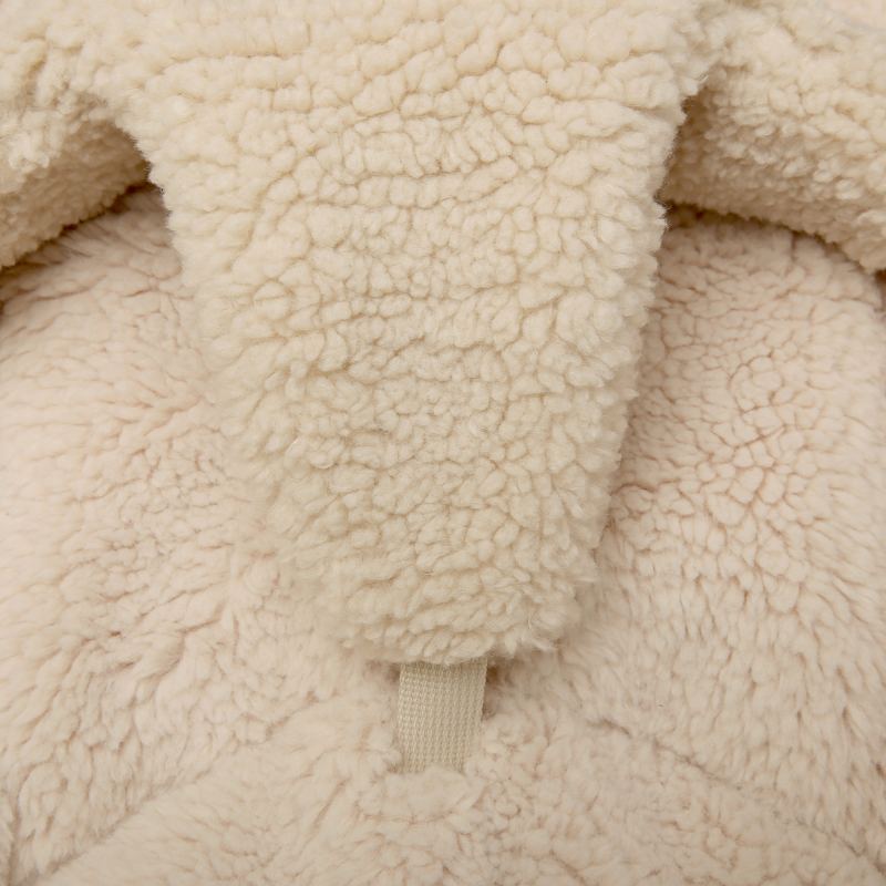 Levo Beech Baby Rocker with Teddy Fur Milk Cushion